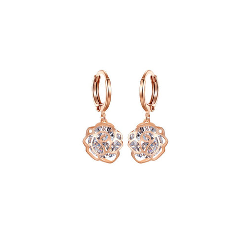 Bright minded Seed Rose Gold Earrings