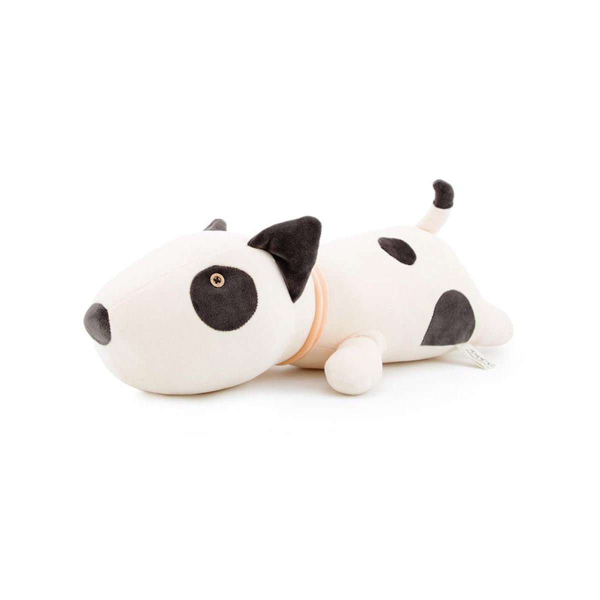 Bull Terrier Long Cushion Ivory Stuffed Plush Toy   0cm