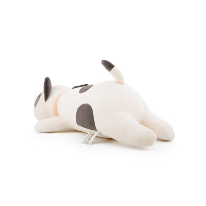 Bull Terrier Long Cushion Ivory Stuffed Plush Toy - 0cm