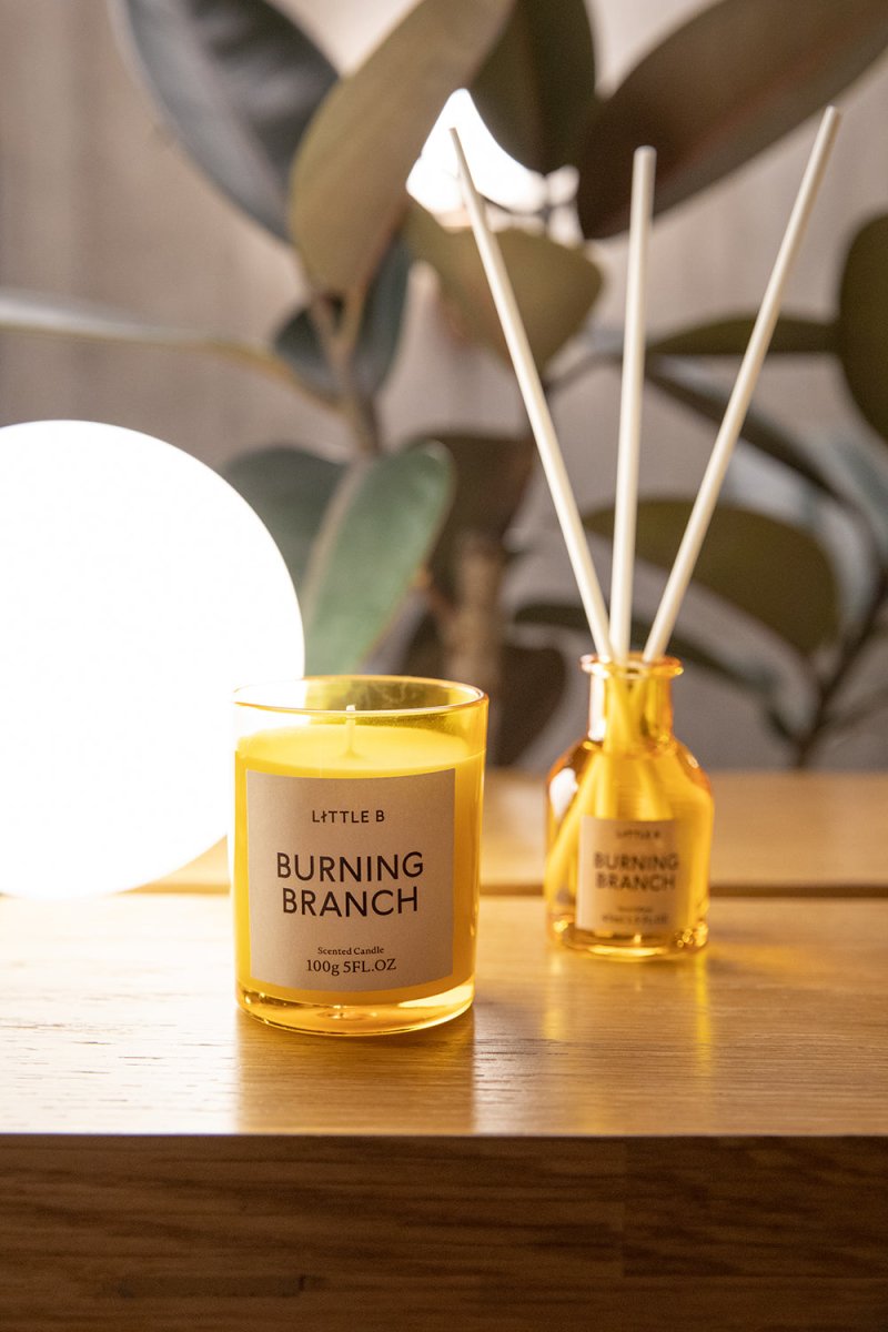 Burning Branch Scented Candle & Reed Diffuser Gift Pack   0cm