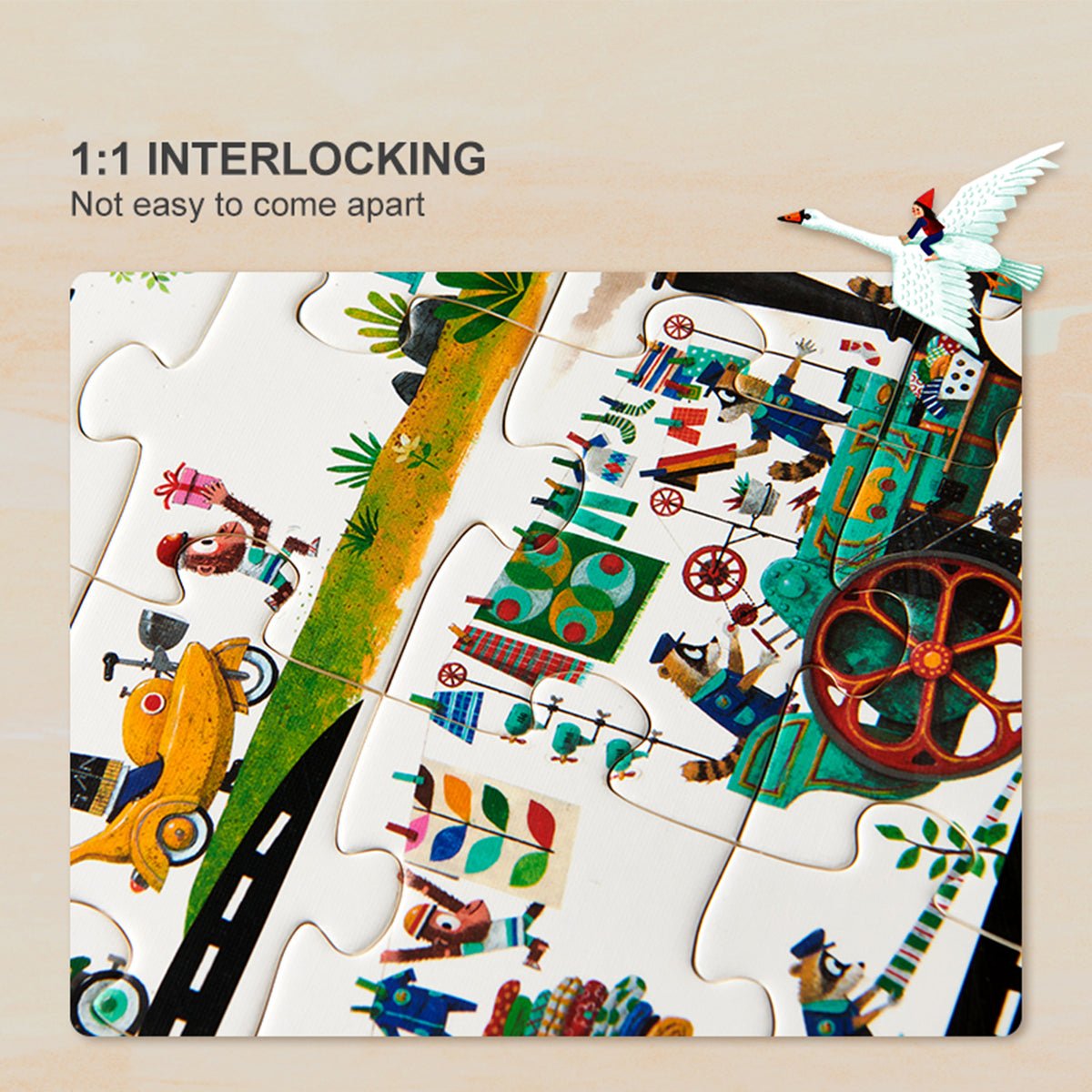 Busy Garage 104pcs Puzzle Gift Box   0cm