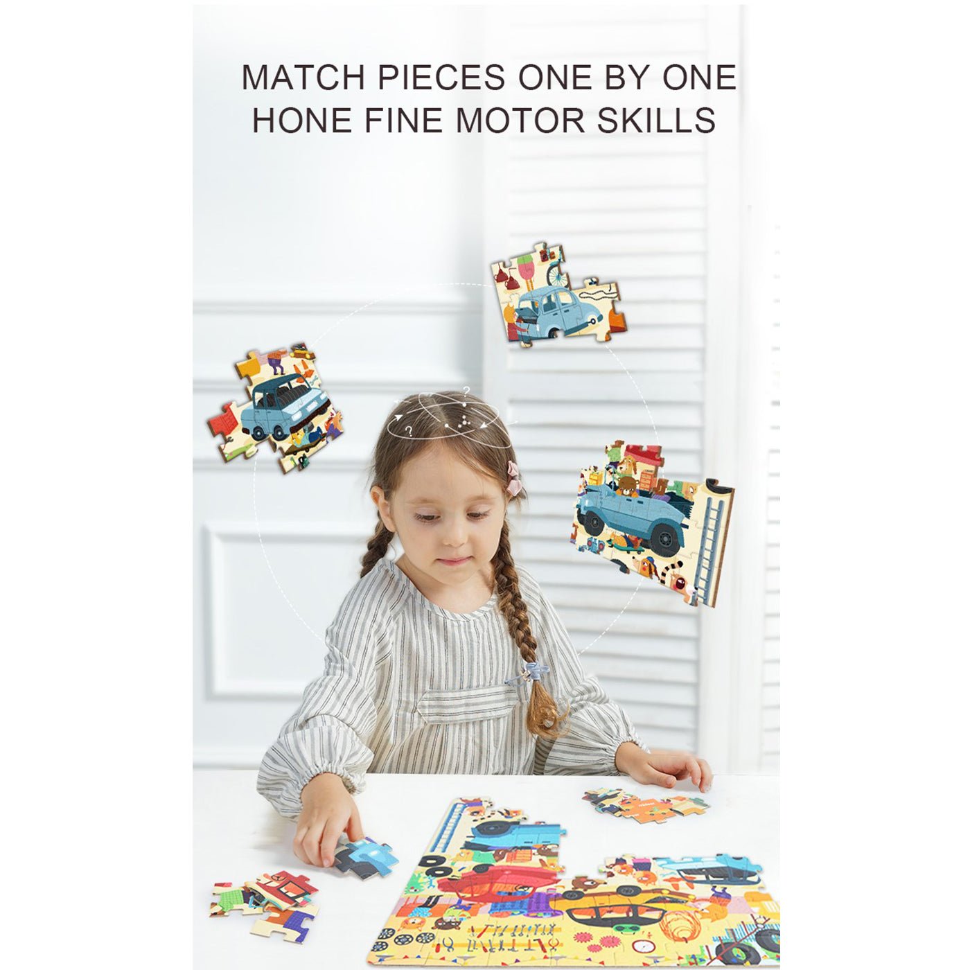 Busy Garage 104pcs Puzzle Gift Box - 0cm