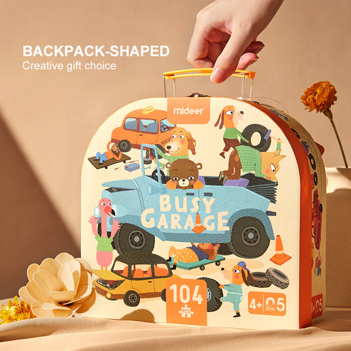 Busy Garage 104pcs Puzzle Gift Box   0cm
