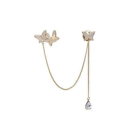 Butterfly Valley Gold Brooch