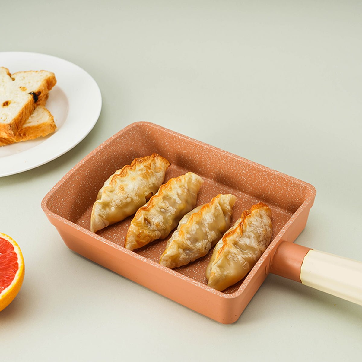 Cactus Baby Food Cooking Orange Fry Pan   0cm