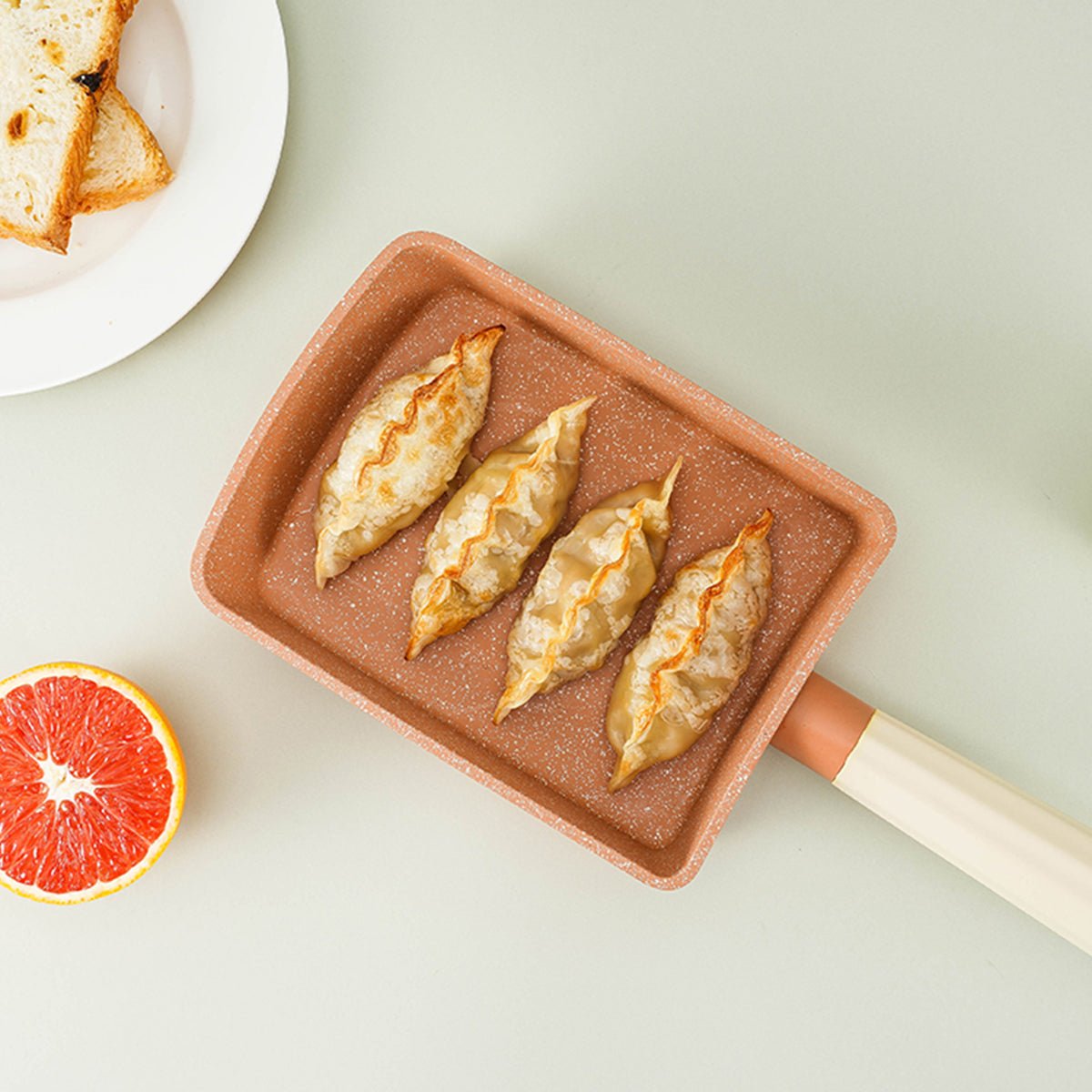 Cactus Baby Food Cooking Orange Fry Pan   0cm