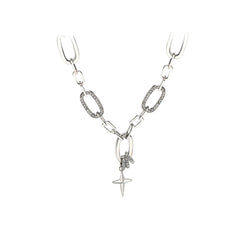 Calatrava Cross Silver Necklace