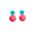 Candy Ball Red Earrings - 0cm