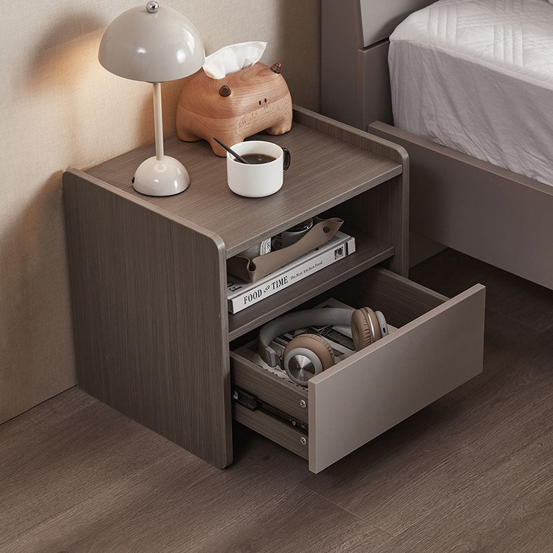 Cappuccino Taupe Bedside Table - 0cm