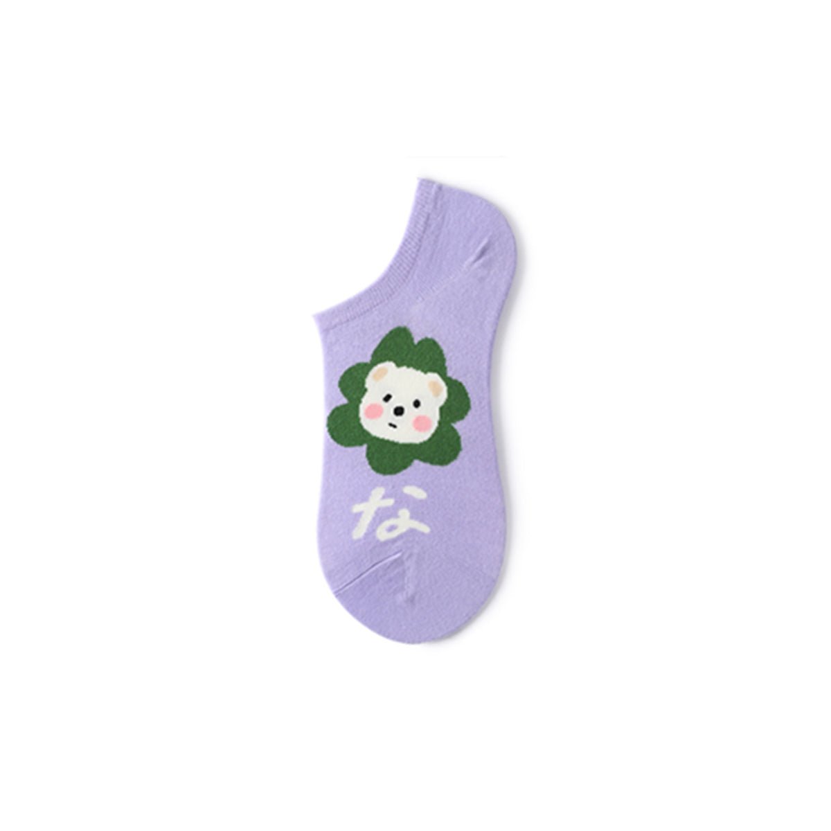 Cartoon Animals Summer Women 5pcs Ankle Socks Set - 0cm