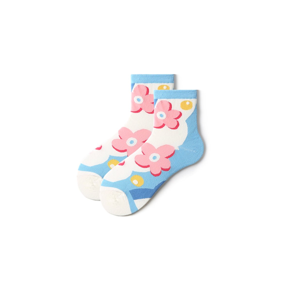 Cartoon Animals Summer Women 5pcs Low Cut Socks Set   0cm