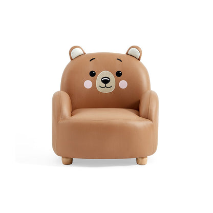 Cartoon Bear Kids Brown Sofa - 0cm