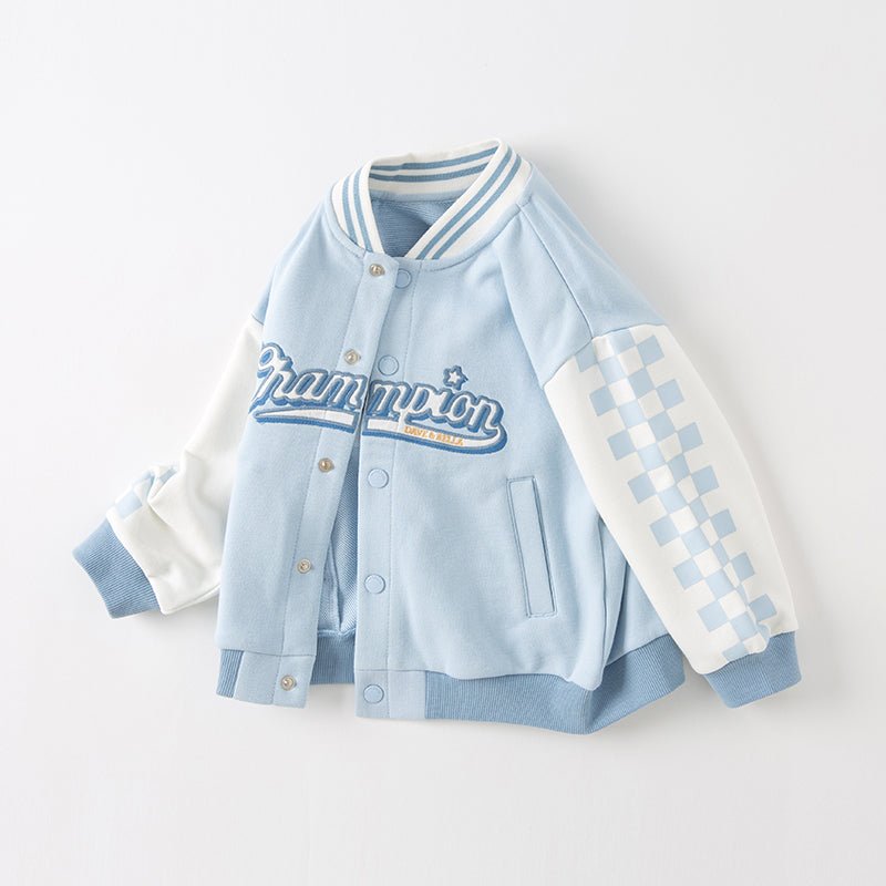 Champion Boy Blue Baseball Jacket   0cm