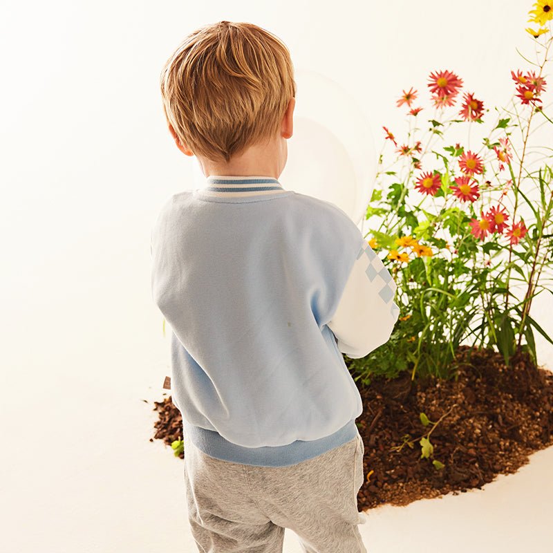 Champion Boy Blue Baseball Jacket   0cm