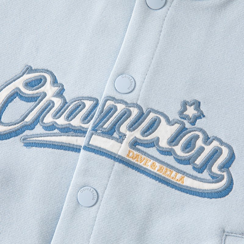 Champion Boy Blue Baseball Jacket   0cm