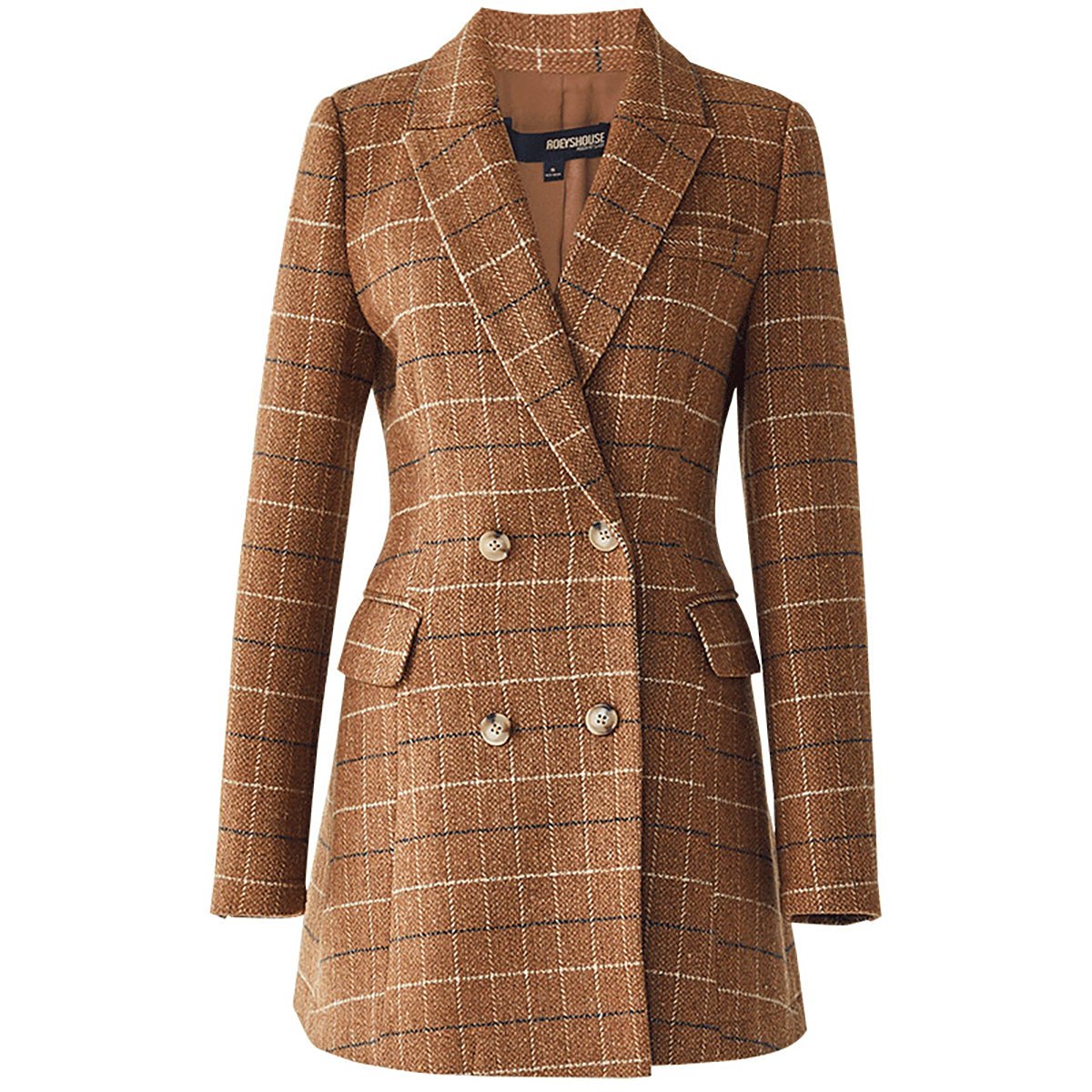 Charming Whiskey Brown Blazer   0cm