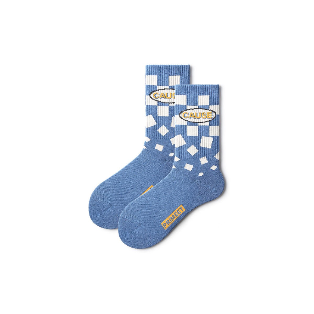 Checkboard Cause All season Unisex Crew Socks