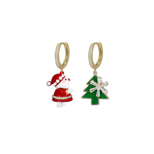 Christmas Is Here Gold Earrings   0cm