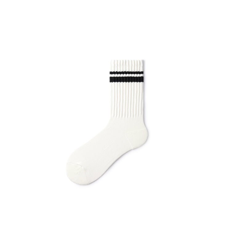City Tour All season Unisex 3pcs Stacked Crew Socks Set   0cm