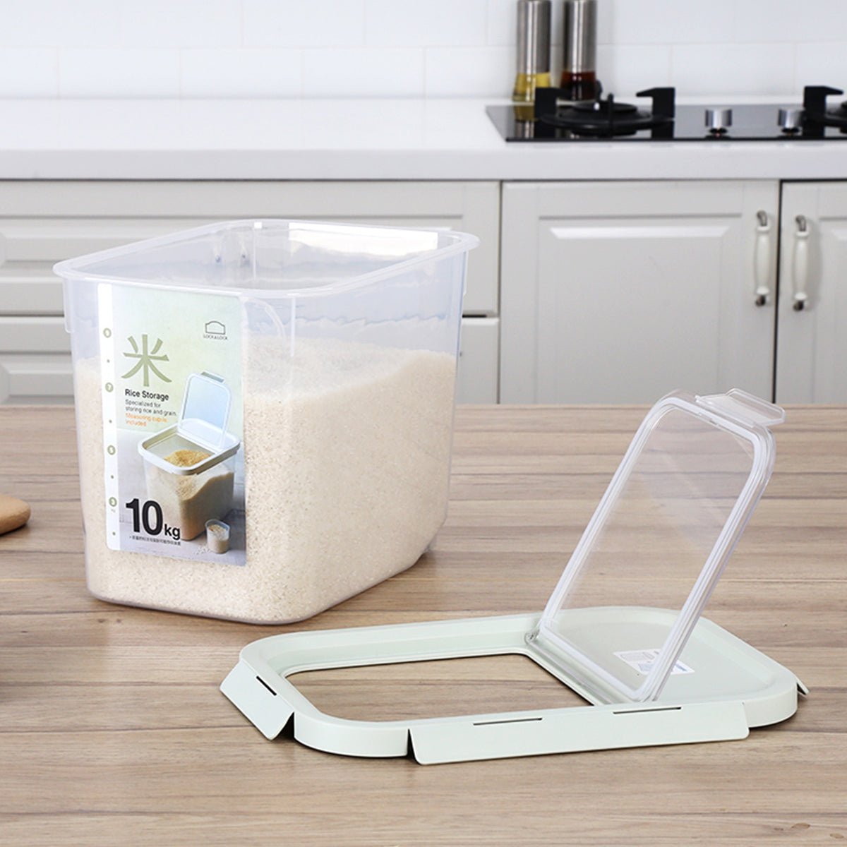 Classic 10L Mint Rice Bucket   0cm