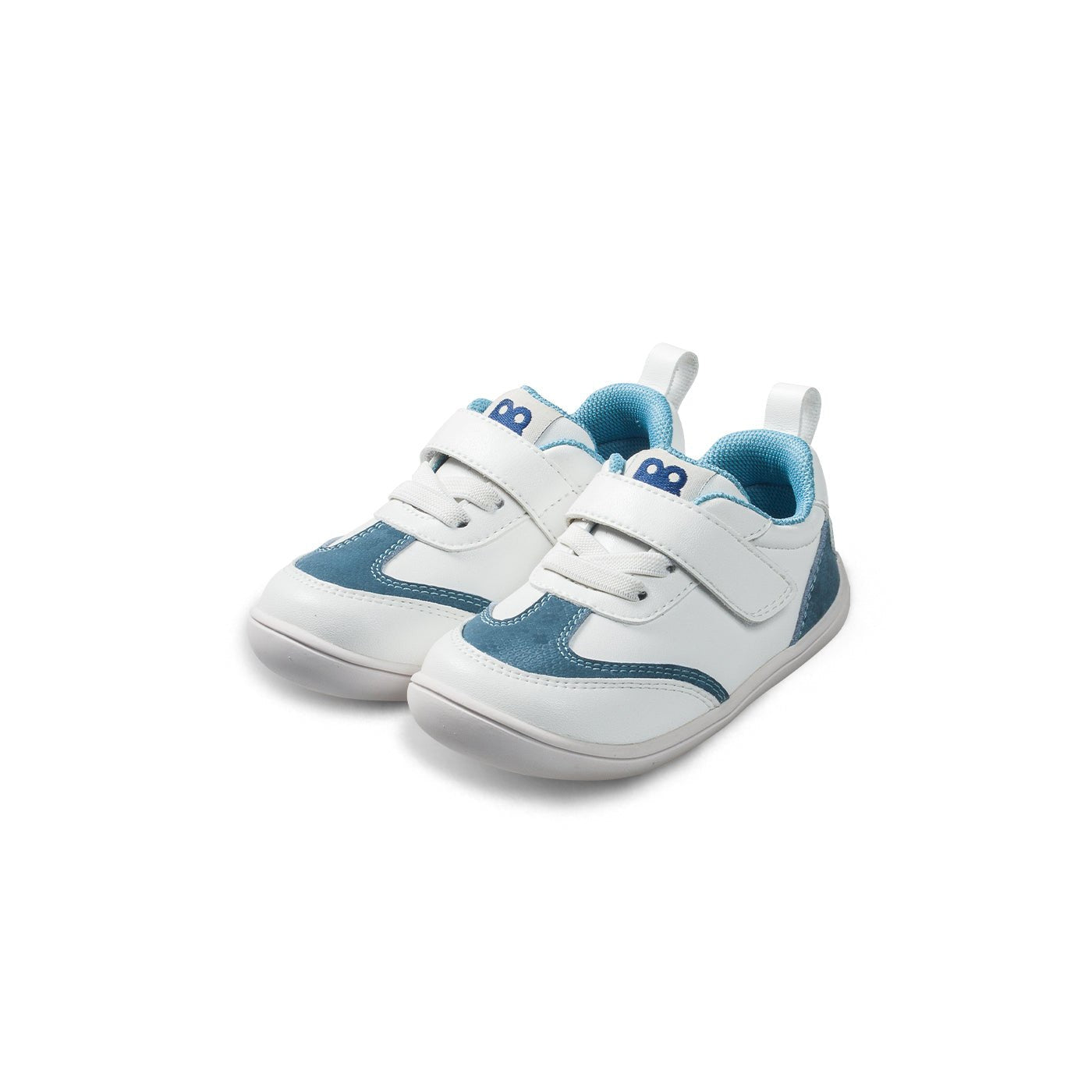 Classic All Season Soft Sole Anti-slip Pre-walker Blue Baby Boy Sneakers - 0cm