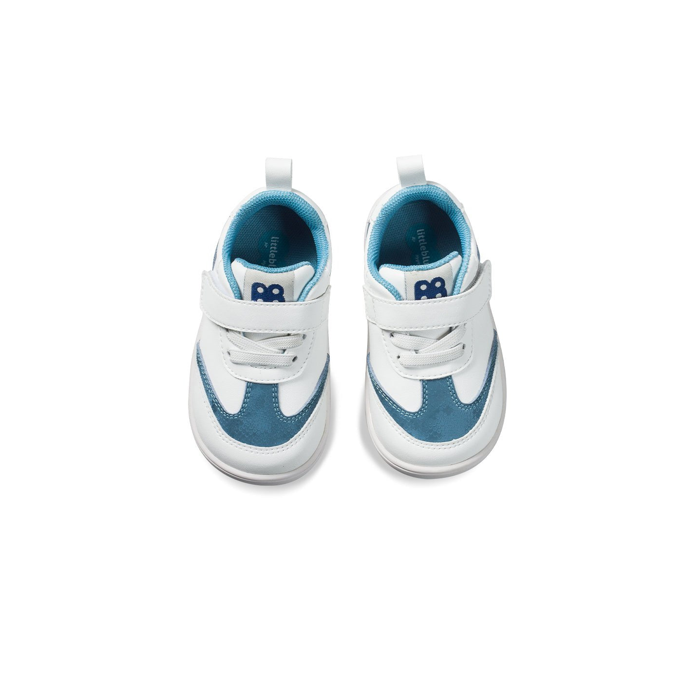 Classic All Season Soft Sole Anti-slip Pre-walker Blue Baby Boy Sneakers - 0cm