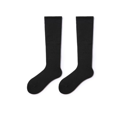 Classic Everyday 32cm All season Women Black Crew Socks