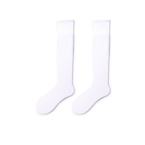 Classic Everyday 36cm All season Women White Knee High Socks