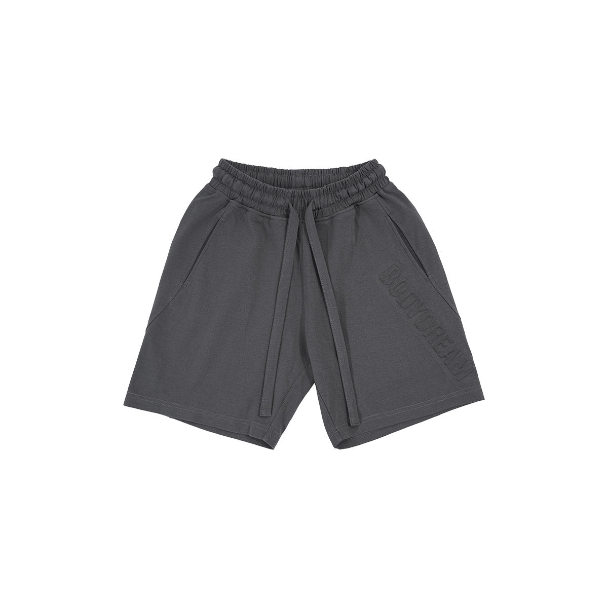 Cold Wall Logo Embossed Charcoal Track Shorts - 0cm