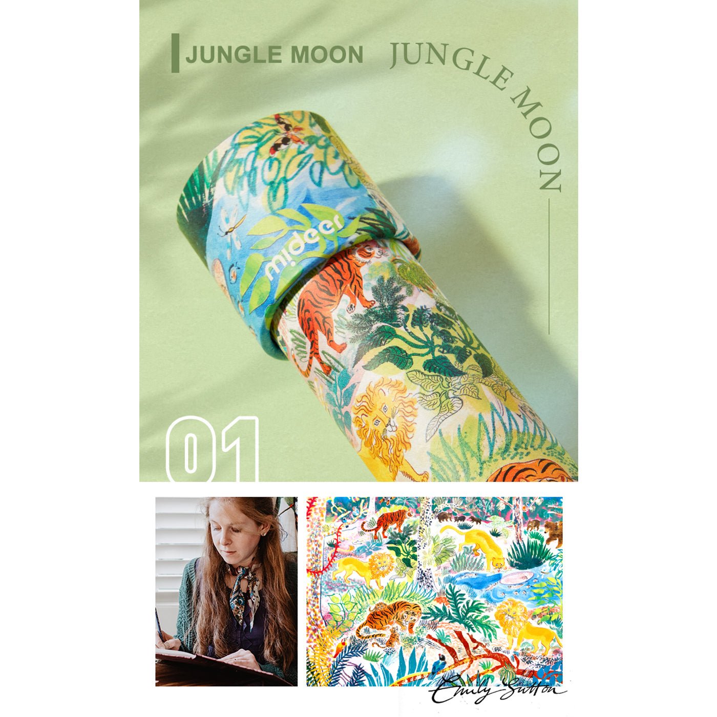 Colorful Kaleidoscope   Jungle Moon   0cm