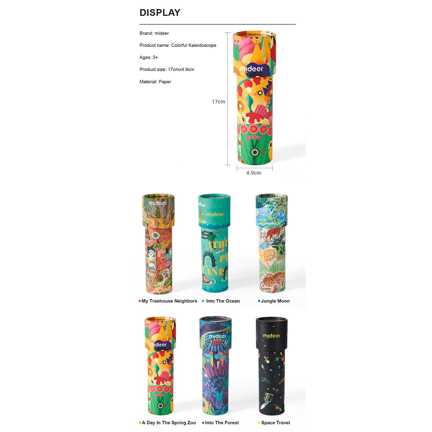 Colorful Kaleidoscope - Jungle Moon - 0cm