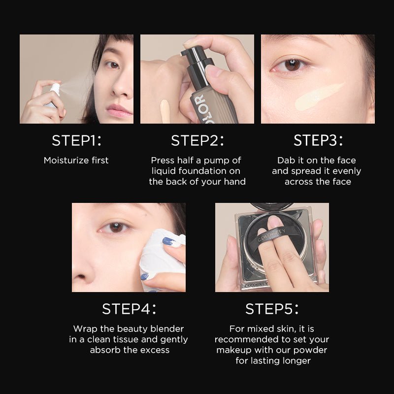 COLORKEY Illuminate Hydrating Liquid Foundation C1 Light - 0cm