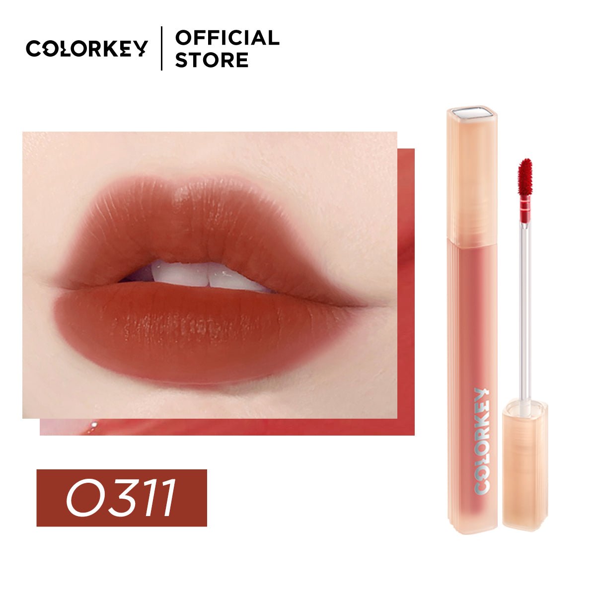 COLORKEY Soft Matte Water Tint O311 Orange   0cm