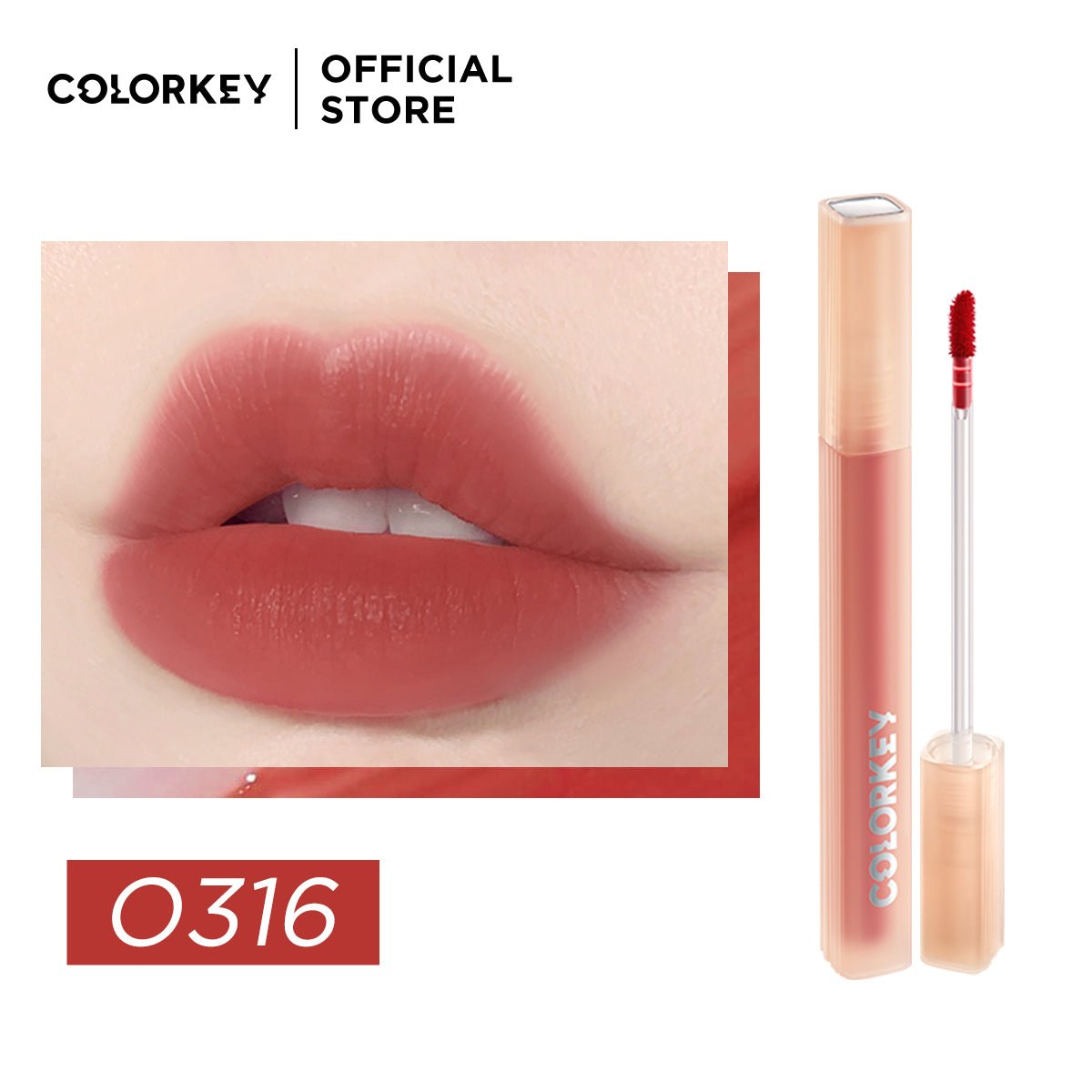 COLORKEY Soft Matte Water Tint O316 Orange   0cm