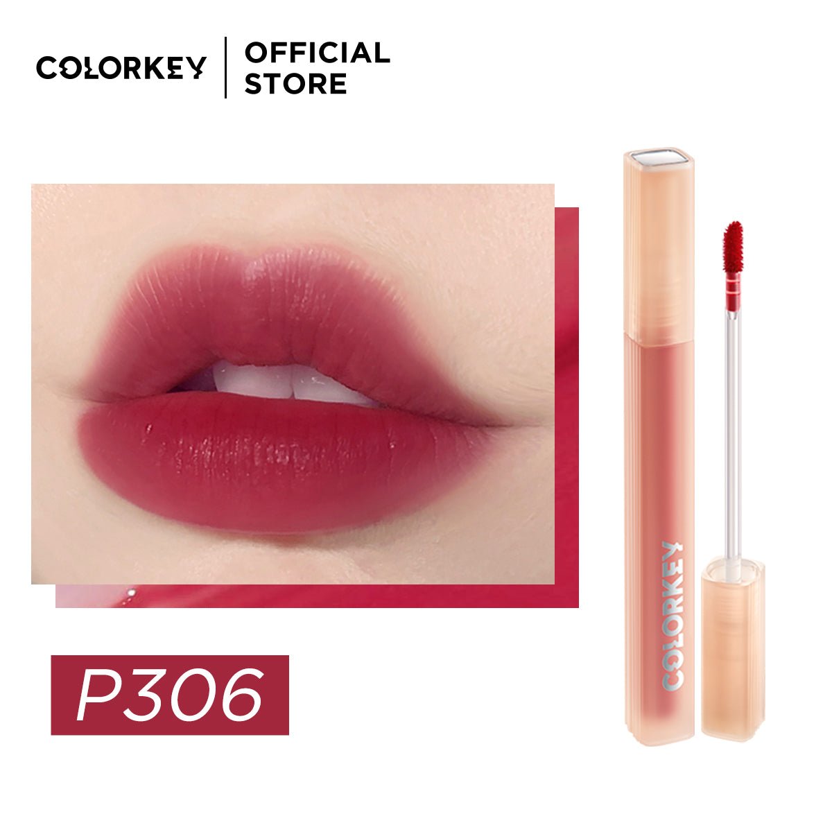 COLORKEY Soft Matte Water Tint P306 Pink   0cm
