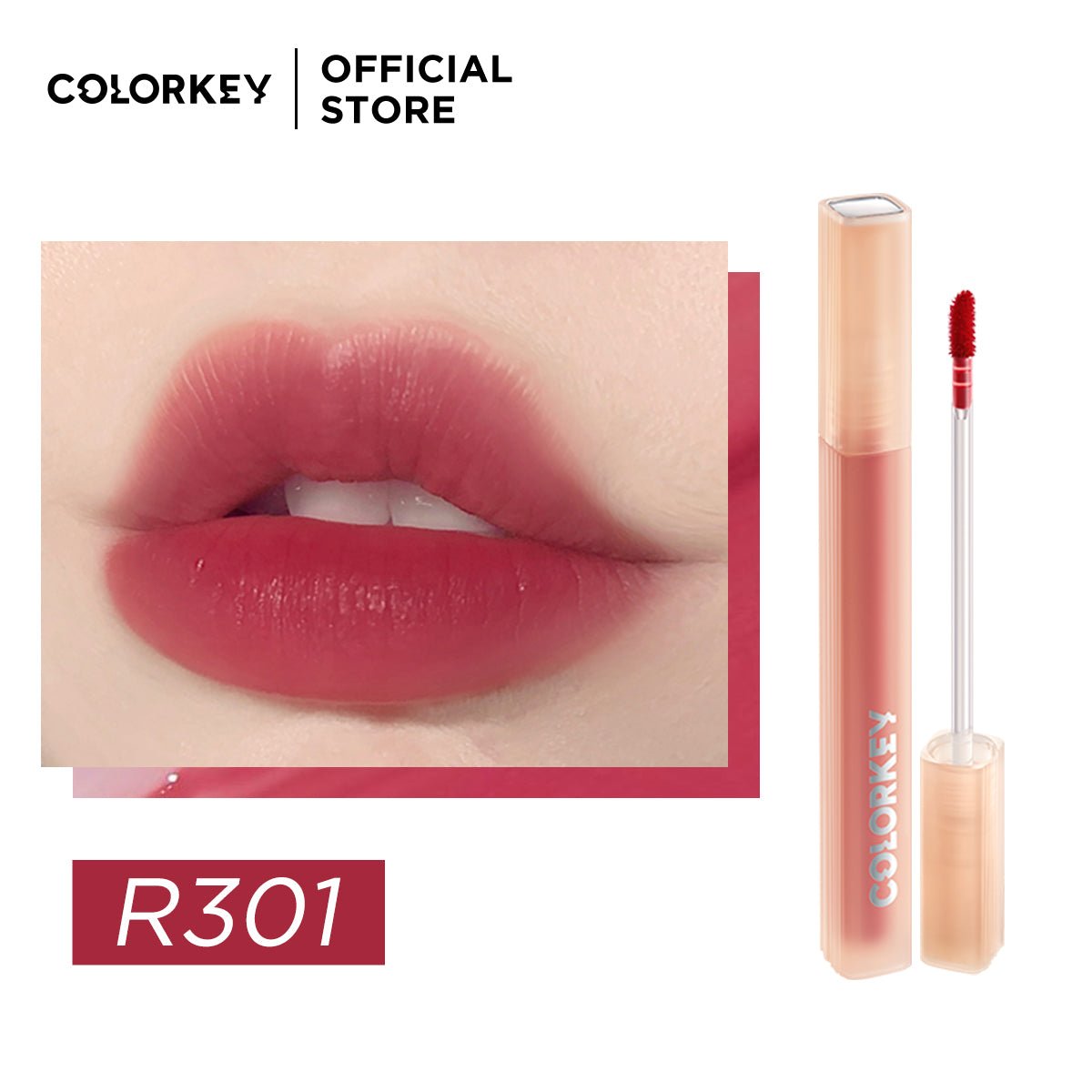 COLORKEY Soft Matte Water Tint R301 Red   0cm