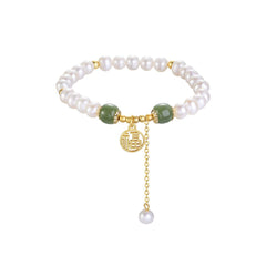 Coming Fortune Pearl Gold Bracelet