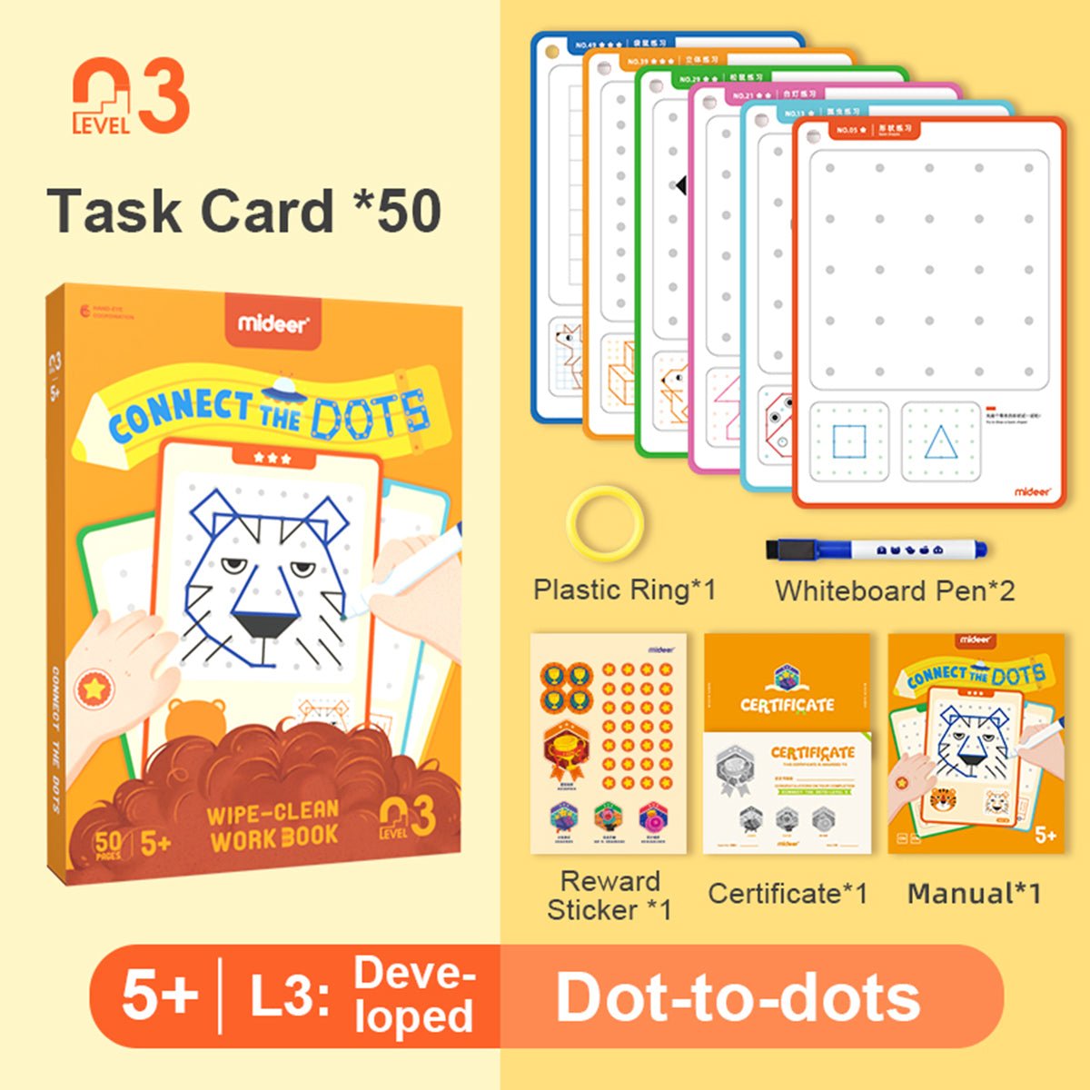 Connect The Dots Wipe-clean Work Book - 0cm