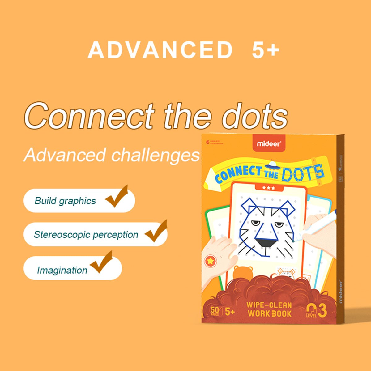 Connect The Dots Wipe clean Work Book   0cm