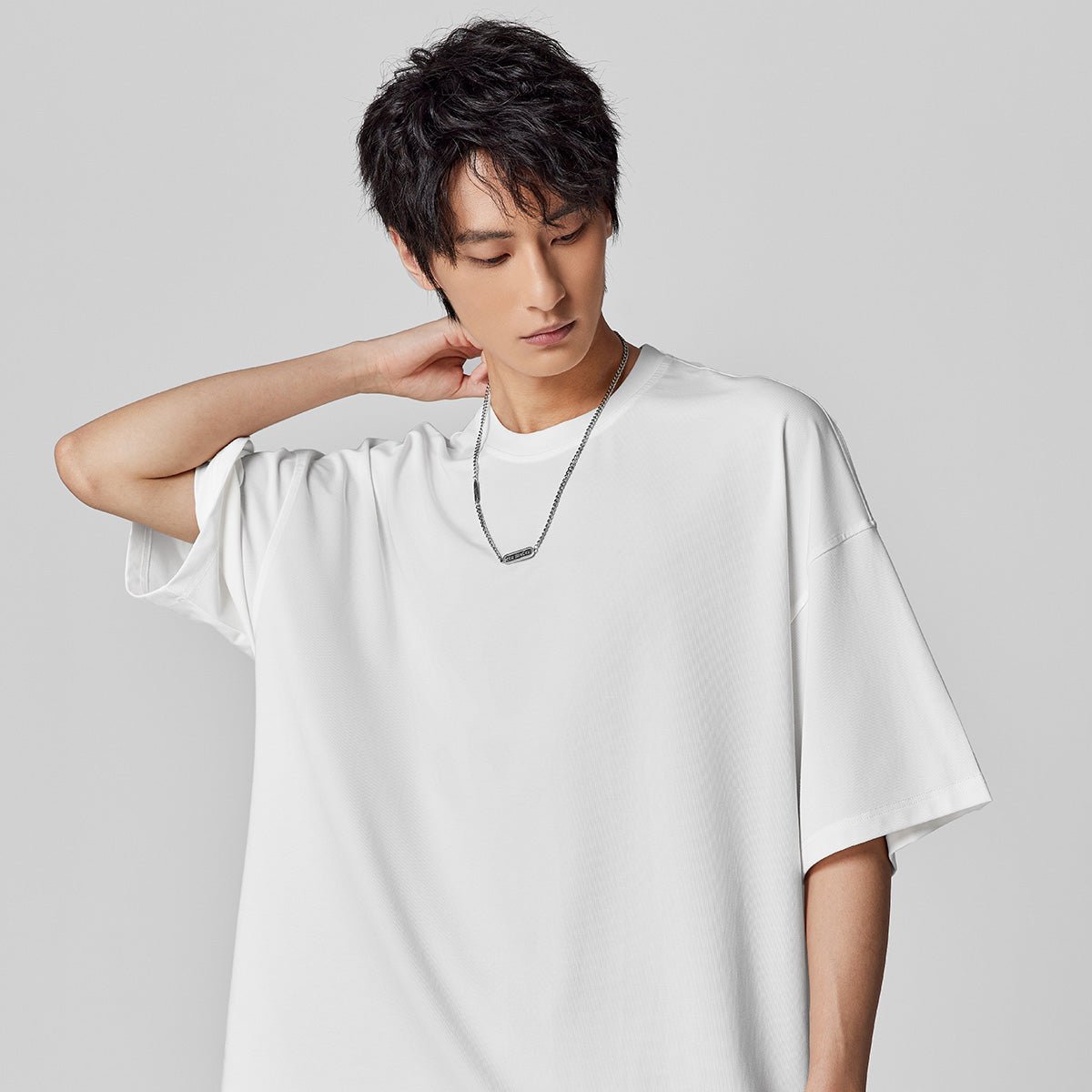 Cooler Mind Heavyweight Oversized White Tee   0cm