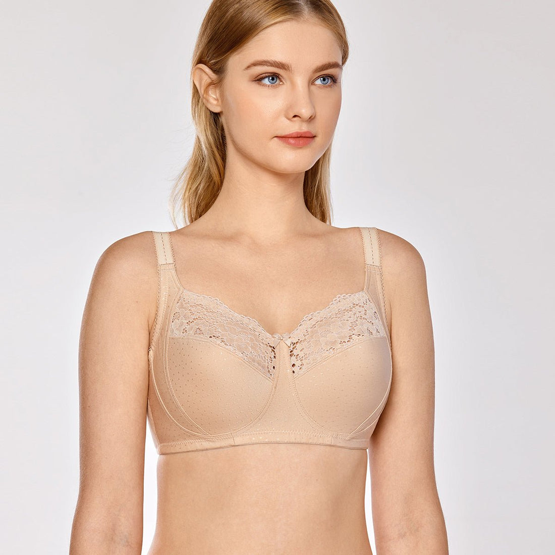 Cooling Day Wireless Nude Cotton Bra - 0cm