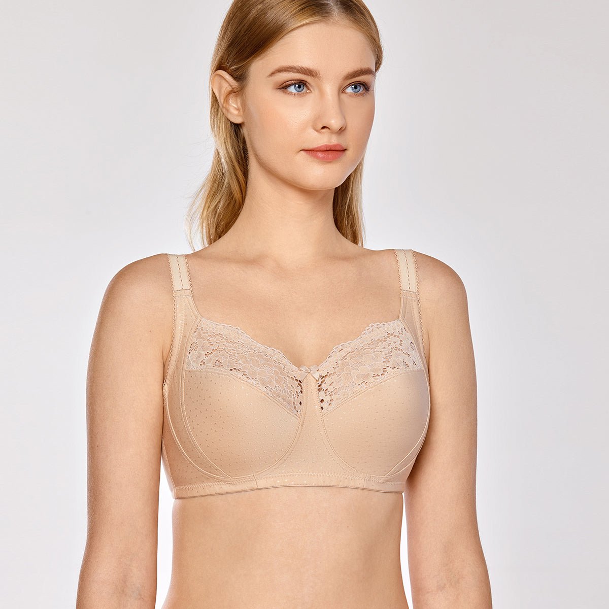 Cooling Day Wireless Nude Cotton Bra   0cm