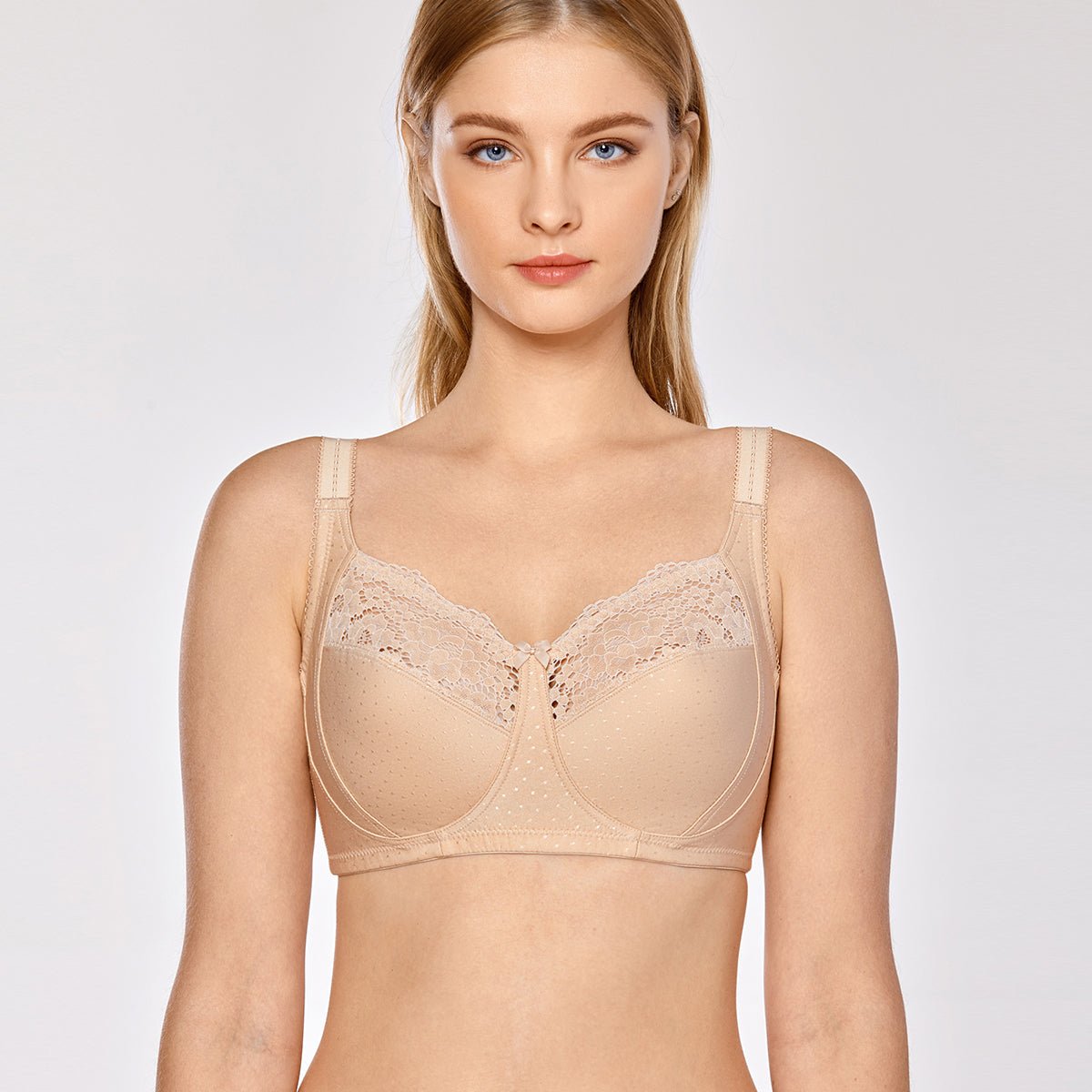 Cooling Day Wireless Nude Cotton Bra