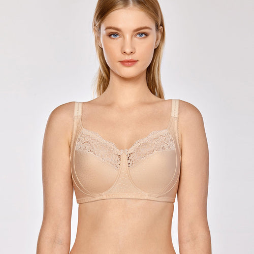 Cooling Day Wireless Nude Cotton Bra