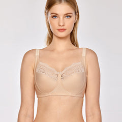 Cooling Day Wireless Nude Cotton Bra