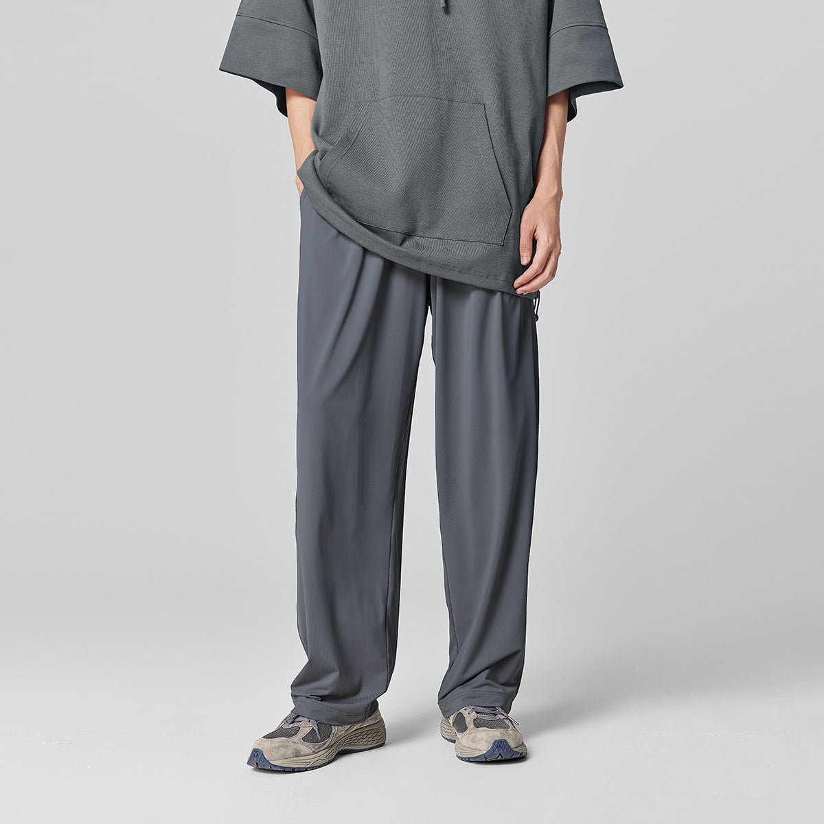 Cooling Summer UPF50+ Sun protective Grey Wide leg Pants   0cm