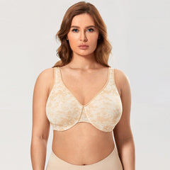 Cozy Lift Minimizer Seamless Underwire Nude Full Coverage Bra