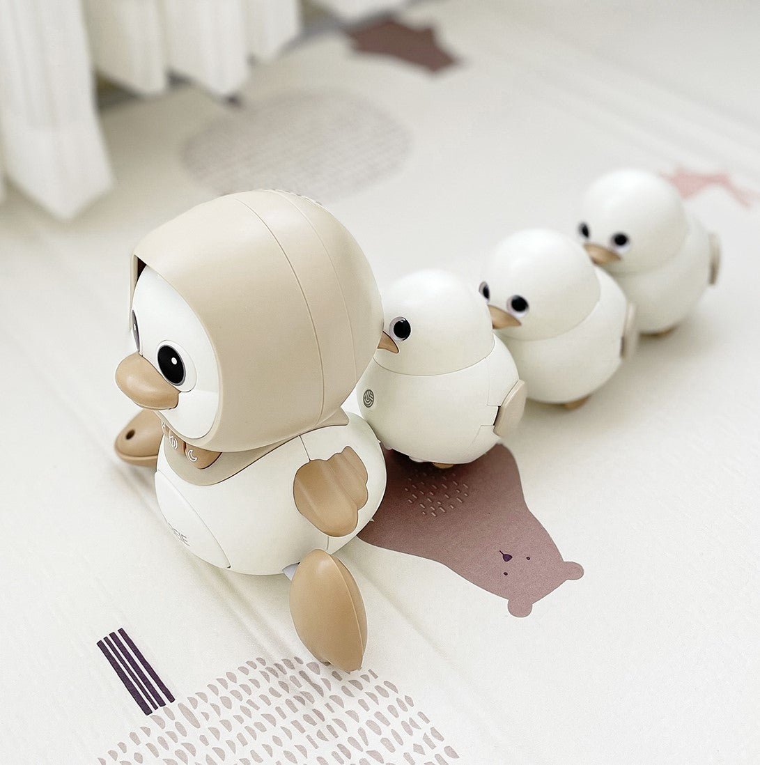 Crawling Baby Duck Guiding Tummy Time Exercise Baby Toy - 0cm