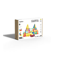 Creative Pack 100pcs Rainbow Magnetic Tiles