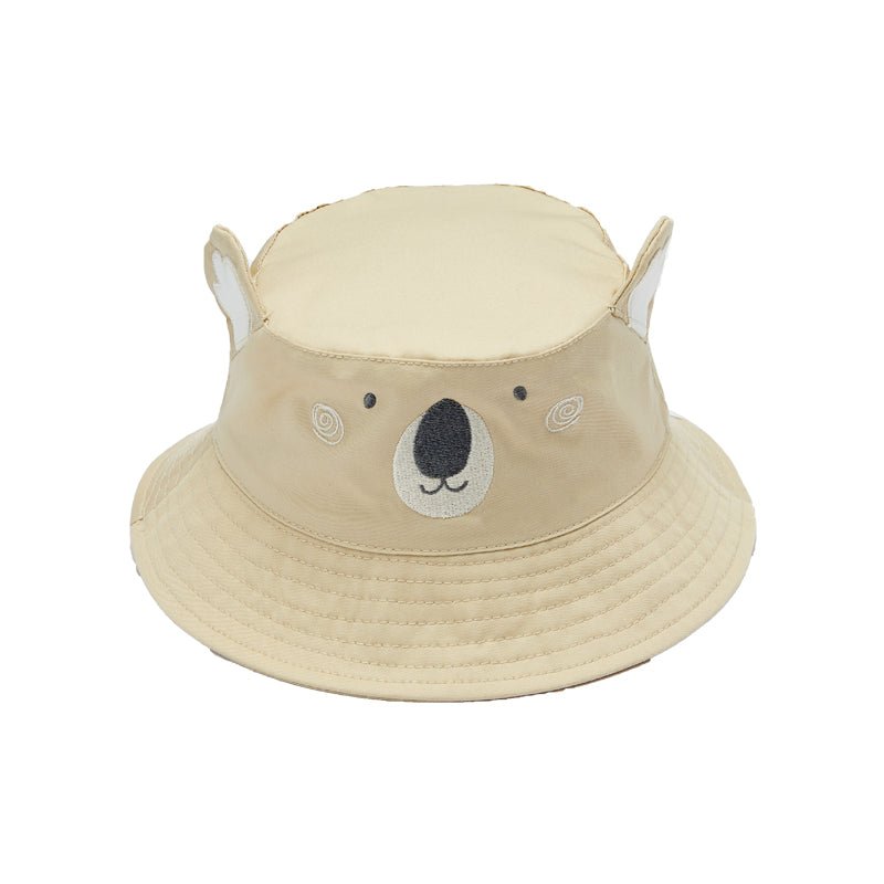 Cuddly Bear Boy Khaki Summer Bucket Hat - 0cm